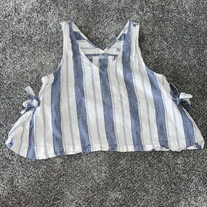Madewell Size:Small Blue/White Tank